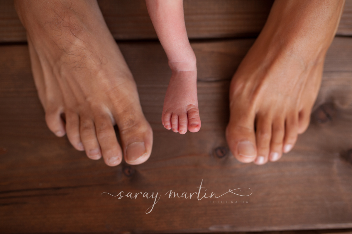 pies bebe y padres